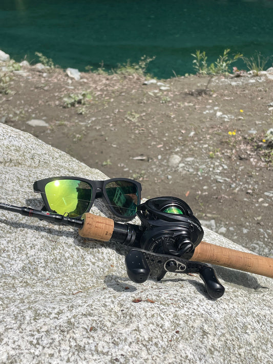 渓流釣りには偏光レンズ🕶️